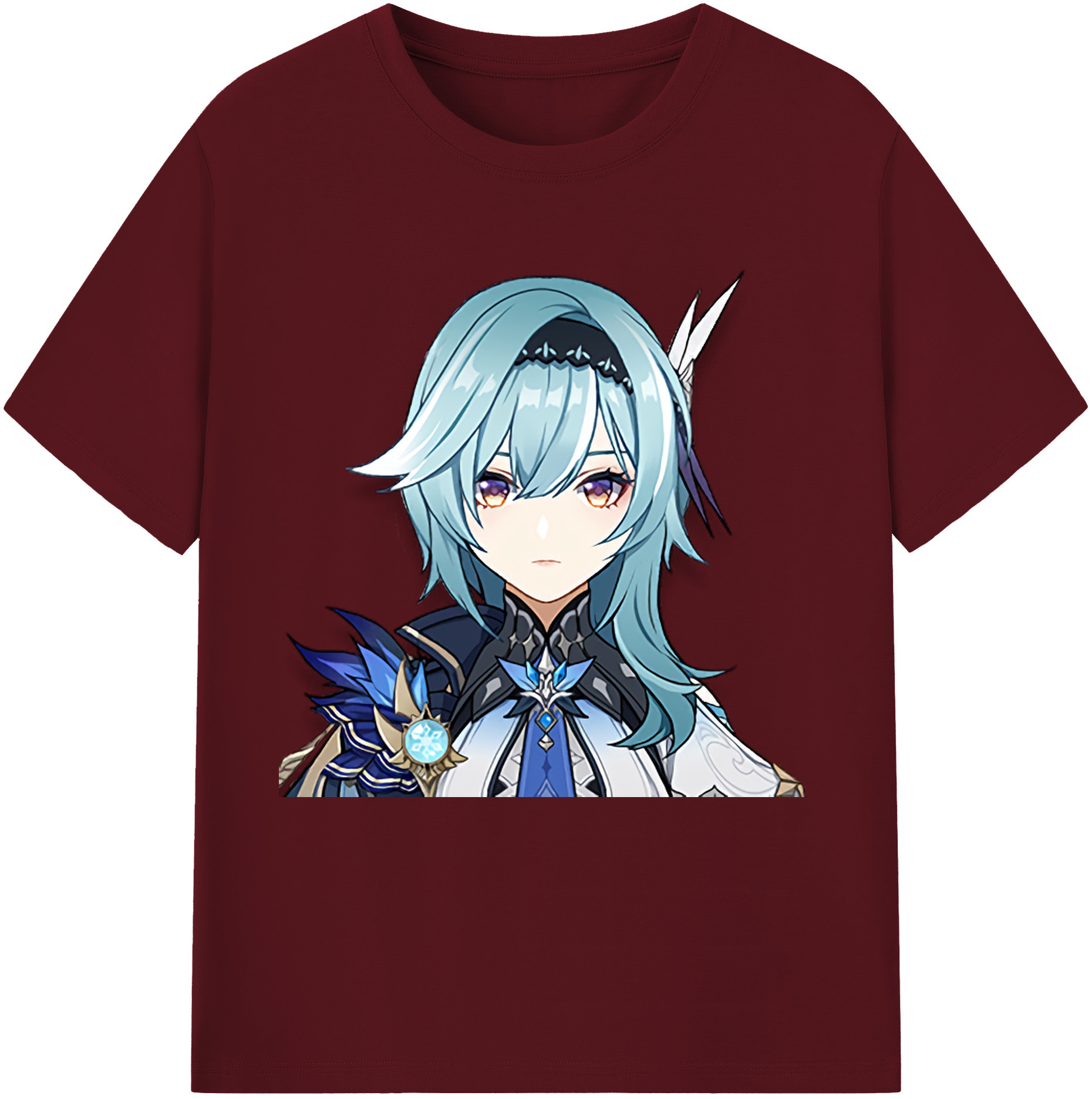 げんし神 优菈 ゆうら genshin Yūra 綿100％半袖Tシャツ（フロントプリント）